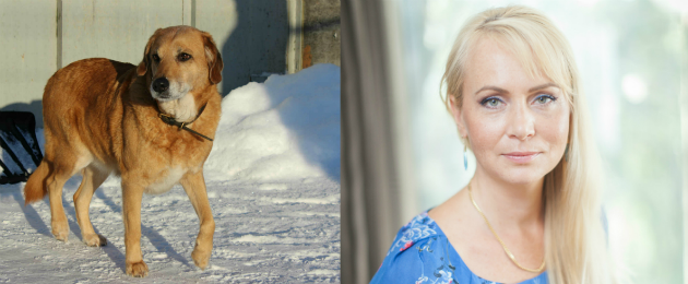 Riina Solman asks for your support for a dog named